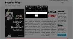 Desktop Screenshot of celanders.se
